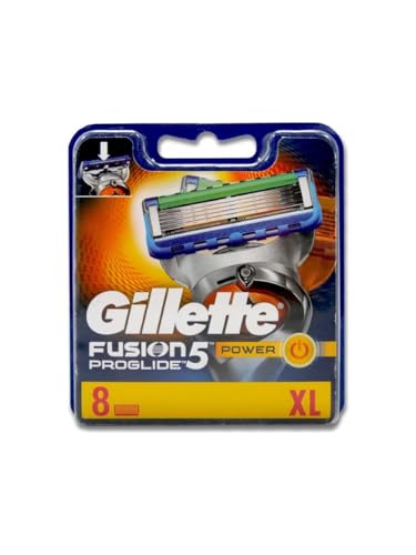 Gillette, Fusion ProGlide Power, Rasier-Klingen für Männer, 8 Klingen