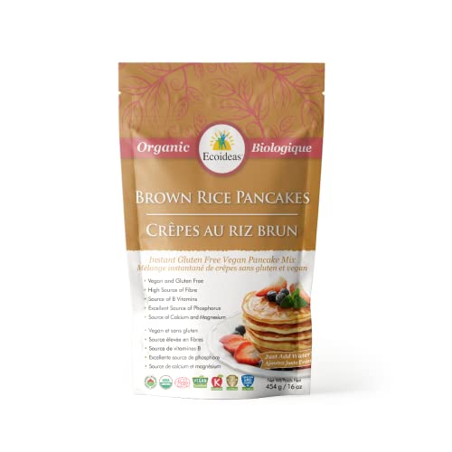 ECOIDEAS - Panqueque de arroz integral orgánico - Vegano & GF - (454g) Cover