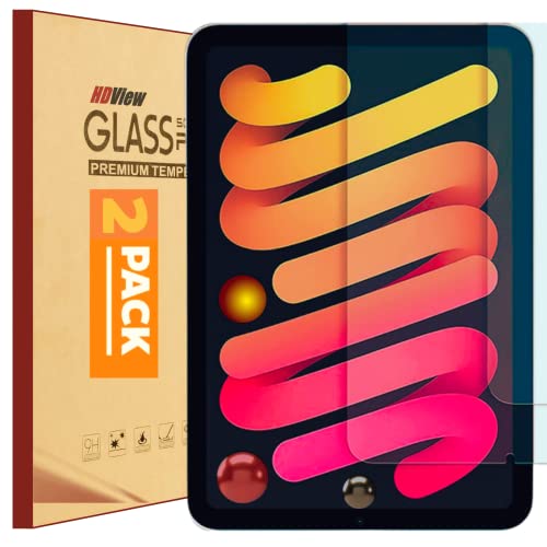 Screen Protector [2-Pack] For iPad 9.7-Inch (5th/6TH Generation, 2017/2018), iPad Air 1/ Air 2, iPad Pro 9.7-Inch, HD View Tempered Glass Strong Resistant, Only for iPad 5/6, Air 1/2, Pro 9.7
