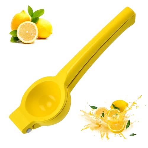Hand Juicer Lemon Squeezer,Kitchen Lemon Squeezer Manual Juicer for Many Fruits 2-In-1 Lemon Lime Squeezer Citrus Juicer Manual Juicers for Lemonade, Cocktails, Bars