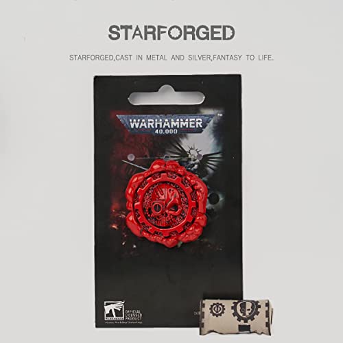 Image of Starforged Warhammer 40K Purity Seals Space Marines Blood Angels Ultramarines Chapters Collection Brooch Pin Badge Pendant Warhammer Gifts