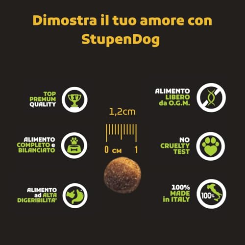 STUPENDOG Kroketten für Hunde Schweinefleisch 3 kg für erwachsene Hunde mittel/groß in der Pflege – Hundeleckerli – Hundefutter