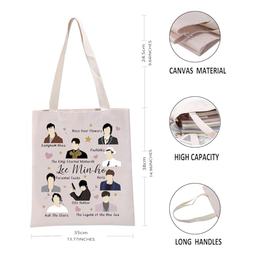 G2TUP Actor Inspired Gift Lee Min-H Tote Bag Korean Drama Lover Handbag South Korean Culture Gift3