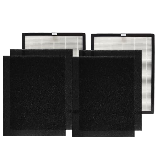 Filtre pour purifier l'air de la poussière et des COV, compatible MOOKA KJ190L, lot PUREBURG 2 en 1