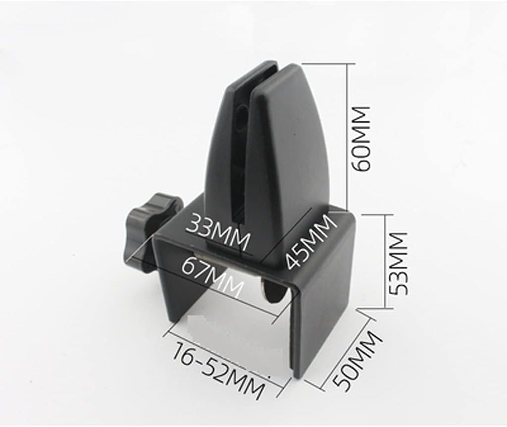 Shelf Support Clips, Partition Screen Clip Baffle Fixed Screen Clip Glass Screen Fixing Clip Alloy Screen Clip White(Silver)