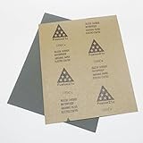 5 Sheets Sandpaper 1500 Grit Waterproof Paper 9