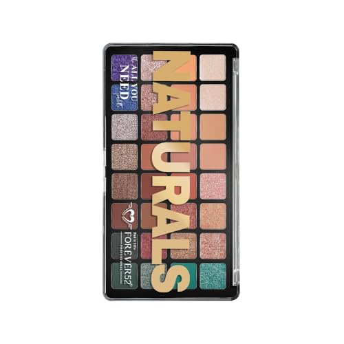 Image of Daily Life Forever52 Naturals The All You Need 32 Shades Eyeshadow Palette| Highly Pigmented and Blendable | Multicolor | Matte and Shimmer Finish (Autumn Amour-01,48g)