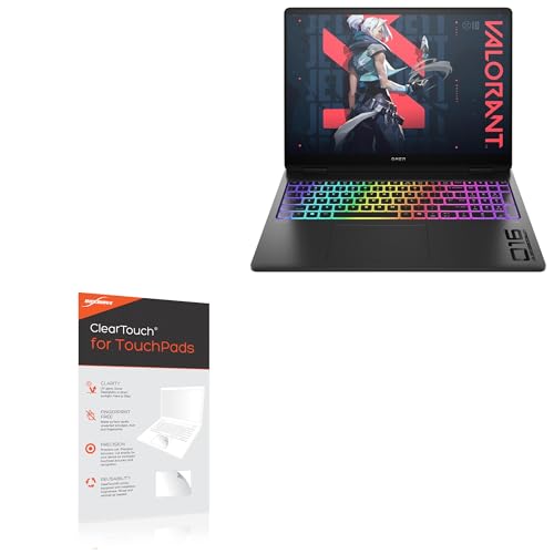 BoxWave Touchpad Protector Compatible with HP OMEN MAX 16 - ClearTouch for Touchpad (2-Pack), Pad Protector Shield Cover Film Skin