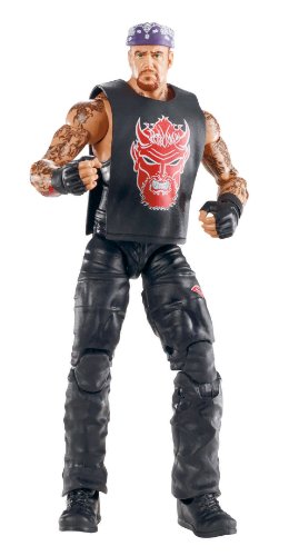 Undertaker Figura WWE Collector Elite Series 18 con detalles realistas y ropa de tela coleccionable