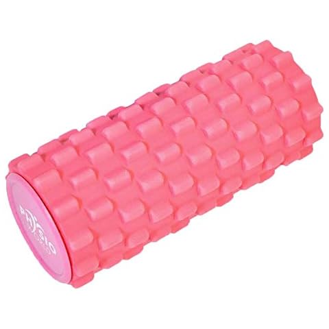 PhysioWorld Grid Foam Roller - Pink Cover