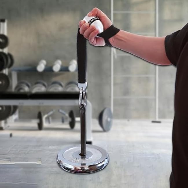 Aluminum Alloy Elliptical Wrist Ball Trainer for Arm Wrestling and Grip Strength-Durable Wrist and Forearm Exerciser with Non-Slip Grip for Strength Training, Pronation, Supination, and Rehabilitation