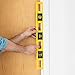 Mayes 10101 Polystyrene 2 Ft , 24 Inch Level Made in the USA, Contractor, Plumber, and Carpenter Tools, Impact Resistant Frame, Three Vials, Accurate to .001 Inch, won’t Scratch Work Surfaces, Yellow