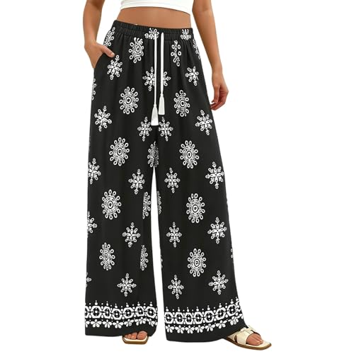 Pantalones de verano para mujer holgados que evitan el calor y estilizan