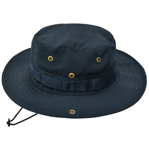 Image of Sun Hats for Men Women Bucket Hat UPF 50+ Boonie Hat Foldable UV Protection Hiking Beach Fishing Summer Safari