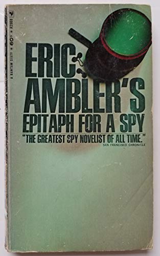 Epitaph For A Spy B002LRLY5A Book Cover
