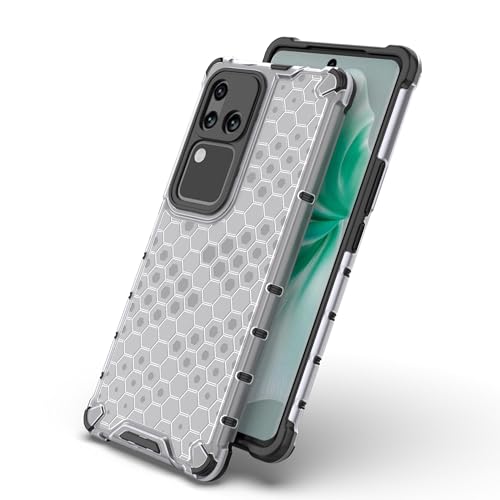 Image of Glasgow Back Case Cover Designed for [ Vivo V30 Pro 5G / V30 5G ] (Stylish Look | Shock Proof) - Transparent