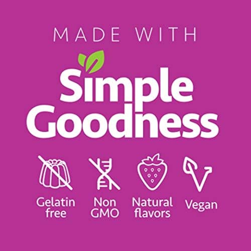 up4 Kids Probiotic Gummies, Digestive and Immune Support with Prebiotics and Vitamin C, Gelatin Free, Gluten Free and Non-GMO, For Ages 3+, 30 count