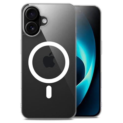 Coque iPhone 16 aimantée ONEFLOW Nova antichoc et transparente pour charge sans fil