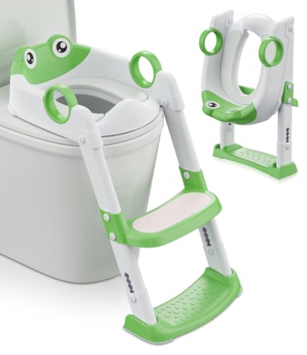Toilettensitz Kinder mit Treppe, Kinder WC Sitz mit Treppe,...