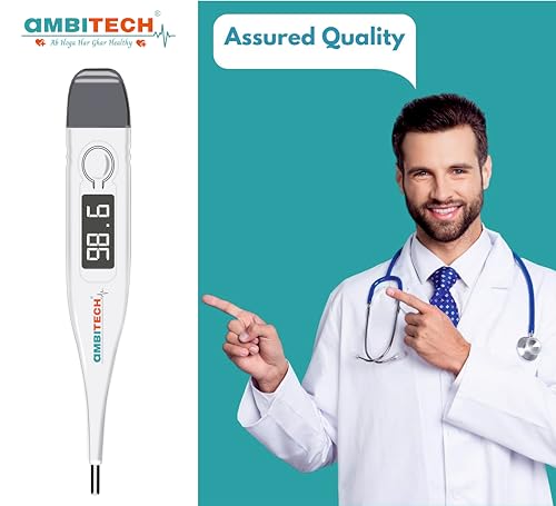 AmbiTech PHX-01 Digital Thermometer with One Touch Operation For Child and Adult Oral or Underarm Use |Made in India|1 Year Warranty - Image 6
