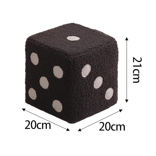 Repose-pieds ottoman en velours cube pour ranger et optimiser l'espace - 4
