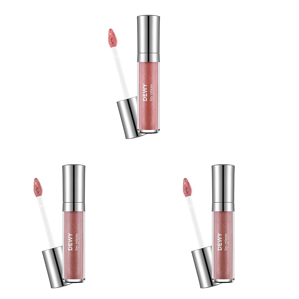 Flormar Dewy Lip Glaze Parlak & Dolgun Görünüm Veren Yapışmayan Dudak Parlatıcısı 021 SHINE TODAY (3 paketi)
