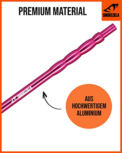 Smokezilla® Ice Bazooka COOLIN - Shisha Mundstück Set In Pink - Hochwertiges Shisha Zubehör Aus Aluminium - Inklusive… – Bild 7