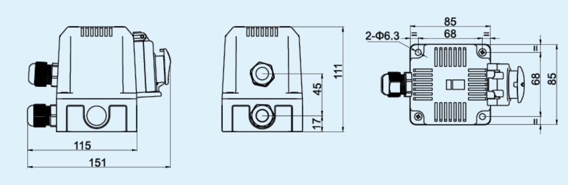 Interruttore di fissaggio per interruttore macchina 400V con relè integrato e sganciatore di minima tensione