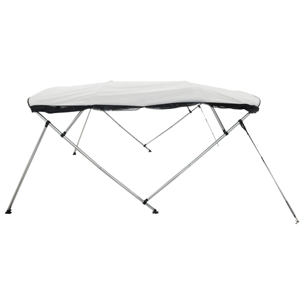Top Bimini 4-Bow con pannelli laterali, 243 x 200-213 x 137 cm, 100% poliestere con rivestimento in PU, telaio in alluminio, acciaio inossidabile 316, resistente ai raggi UV, impermeabile, resistente