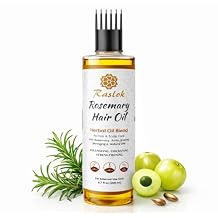 Rosemary Amla Bhringraj & Brahmi Herbal Scalp Nourishing Hair Oil Conditioning Care for Weak, Breakage-Prone Strands Hair 200ml 6.7 fl oz