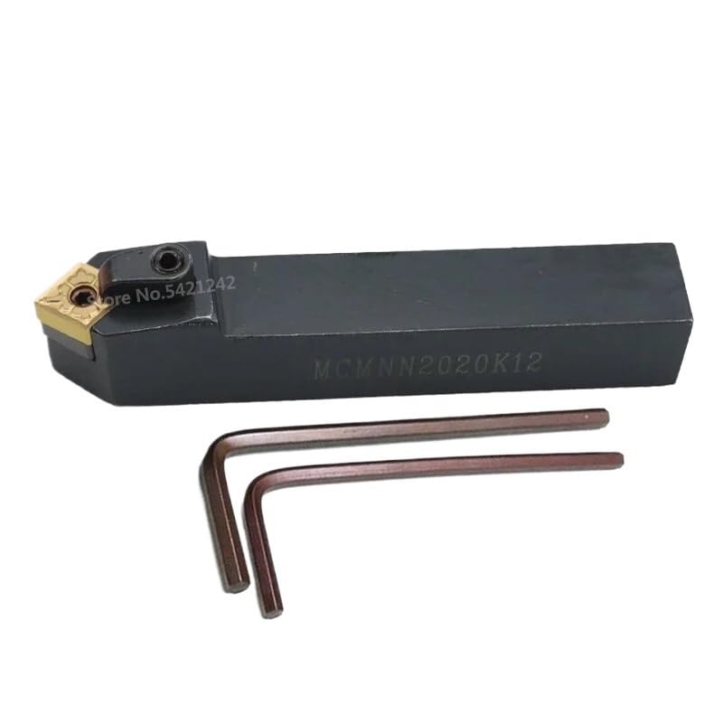 1pc MCMNN1616H12 MCMNN2020K12 MCMNN2525M12-100 CNC Lathe Turning Tool Holder Angle 40 Boring Bar CNMG120404 Carbide Inserts(MCMNN1616H12-100)