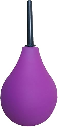 Bombilla de enema rectal para hombres – Ducha anal para mujeres, libre de BPA y ftalatos, reutilizable, limpiador clyster vaginal o anal con