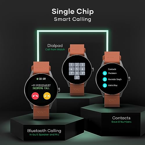 Image of Wings Platinum Smartwatch with 1.39 inch HD IPS Display 110+ Workout Modes, 200+ Watchface, powerful 260mah Battery, 7 Days Battery Life, advanced Bt 5.3 Calling 24 /7 Health Monitoring, Ai Voice Assistant