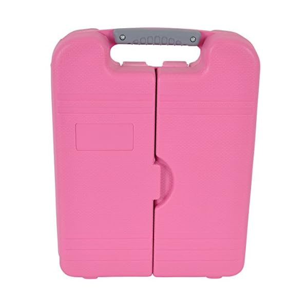 Großer Werkzeugkoffer in pink inkl. pinke Werkzeuge im Werkzeugset - Frauen Werkzeugkoffer als lustiges Geschenk für… – Bild 4
