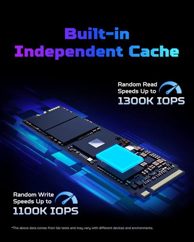 Image of acer Predator GM7000 SSD with Heatsink 2TB NVMe PCIe Gen4 x4, M.2 2280 Internal Solid State Hard Drive, Read Speeds Up to 7400MB /s for Playstation5 and High End Computer - BL.9BWWR.123