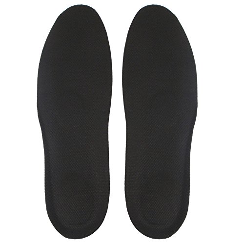 footinsole Dress Shoe Insoles Dress-fit Support Inserts Pain Relief Orthotics Full Length Insole â€“ Cut to Fit Size (Mesh Black)