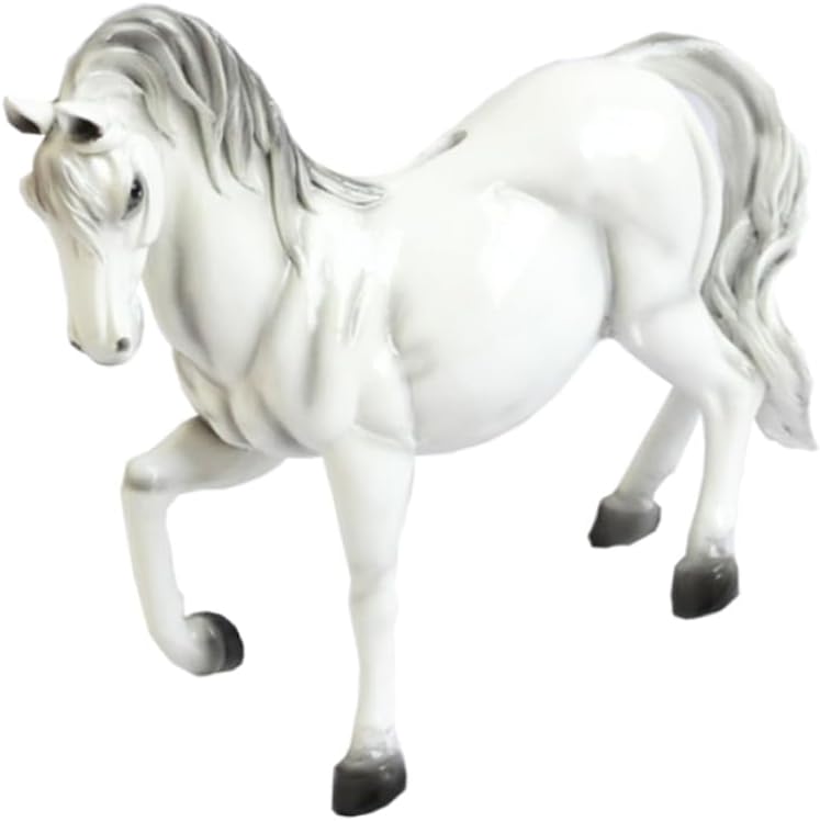 Kisangel Artistic Money Box Horse Saving Pot Creative Coin Bank Coin Storage Jar Saving Jar Money Bank for Boys and Girls Develop Habits