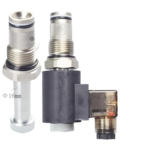 Vanne électromagnétique DHF12-220 robuste pour hydraulique 12V - 4