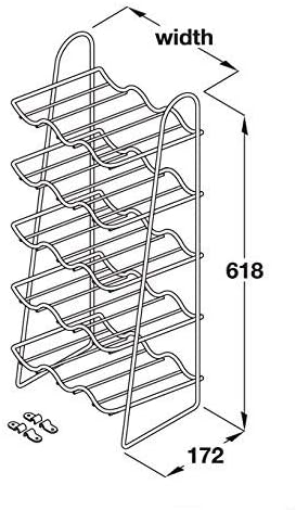 Wine Rack For 300mm Wide Cabinet, 541.94.200 by In-House Lighting