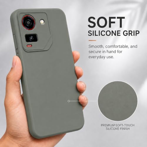 Image of FIRST MART Matte Silicone Back Cover for AI+Pluse - Green