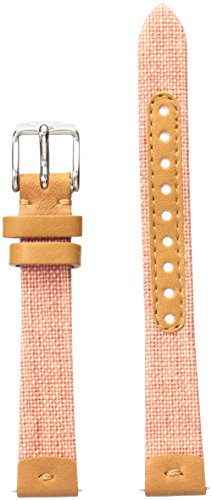 Fossil Women's S141096 Papaya Canvas and Leather Watch Strap