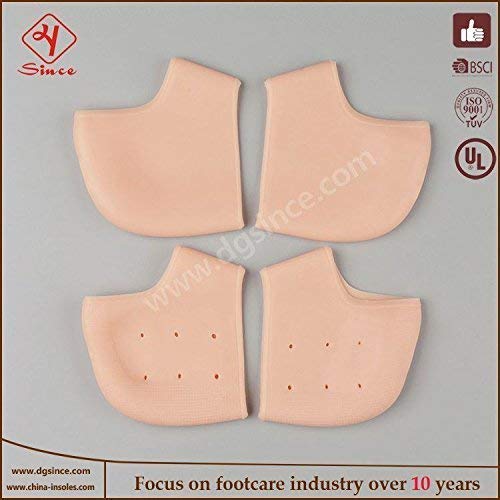 OMAZING KITCHEN Silicon Moisturising Heel Swelling Pain Relief Foot Support to Eliminate cracks 1