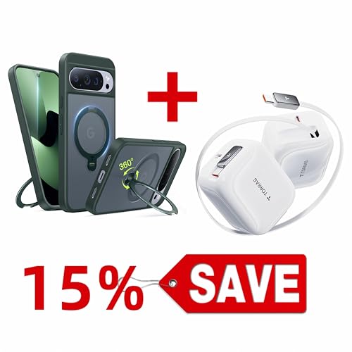 Fast Charging with Phone Protection USB-C 40W Retractable Charger and case — Buy Together to Save 15%