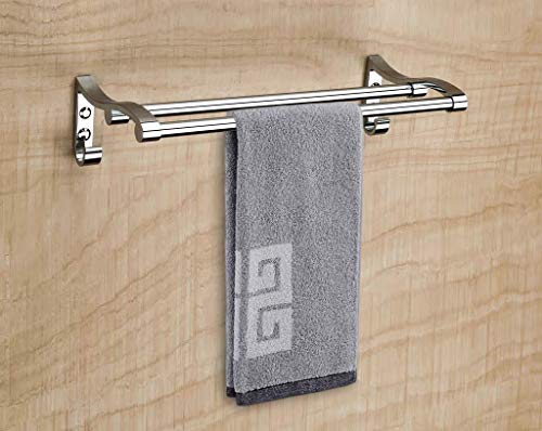 Image of SYNERGY - Stainless Steel 24 Inch Towel Rod /Towel Rods for Bathroom /Towel Bars /Hangers /Stands /Towel Holders /Bathroom Accessories (Chrome Finish) - SY-TH2