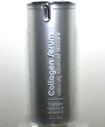 Derm Pure - Collagen Facial Serum - .05oz/15ml - Daily Regenerating Serum - Concentrated Formula