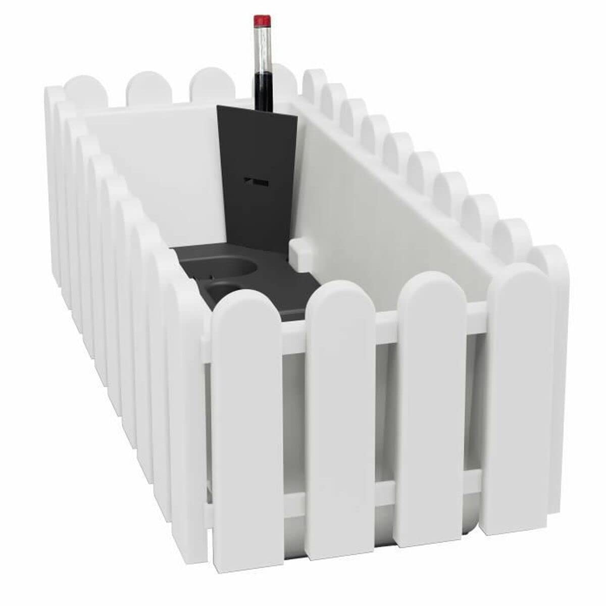 Potic Country House Flower Box White with Aqua Comfort 50 cm : Amazon.de:  Garden