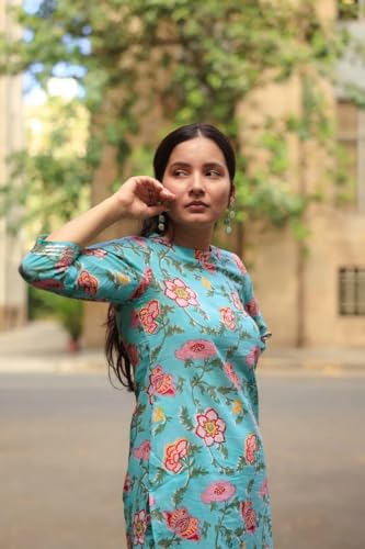 Image of DHRUVI TRENDZ Kurta Sets for Woman | Kurti Set for Woman | Short Kurti for Women | Kurtis | Anarkali Suit for Womens | Dress | Salwar Suit for Party Outfits | Sleeveless Kurti for Women Stylish