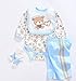Medylove Reborn Baby Doll Clothes Boy 4pcs for 17- 18 inch Reborn Doll Boy Blue Outfit Set