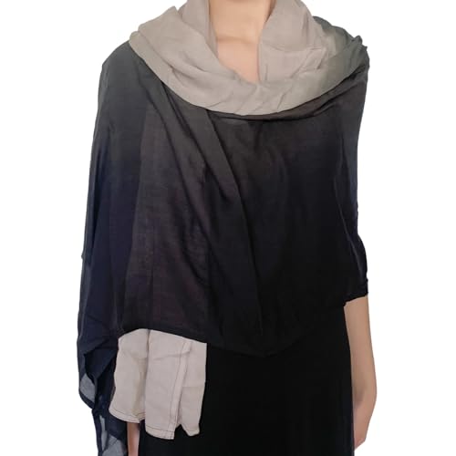 Modal Hijab Ombre Head Scarf Shawl Wrap for Women Muslim Lightweight3