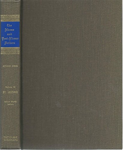 Nicene and Post-Nicene Fathers: Saint Jerome (T... 0802881203 Book Cover